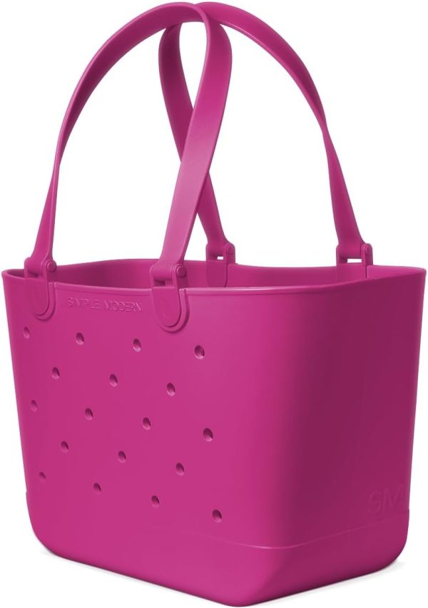 Simple Modern Extra-Large Beach Bag | Waterproof Getaway Rubber Tote with Zipper Pocket for Travel, Pool, Boat, Groceries, Sports | Sea Glass Sage - Image 19