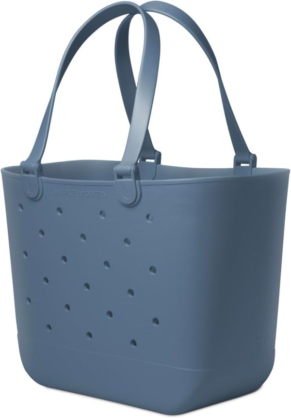Simple Modern Extra-Large Beach Bag | Waterproof Getaway Rubber Tote with Zipper Pocket for Travel, Pool, Boat, Groceries, Sports | Sea Glass Sage - Image 21