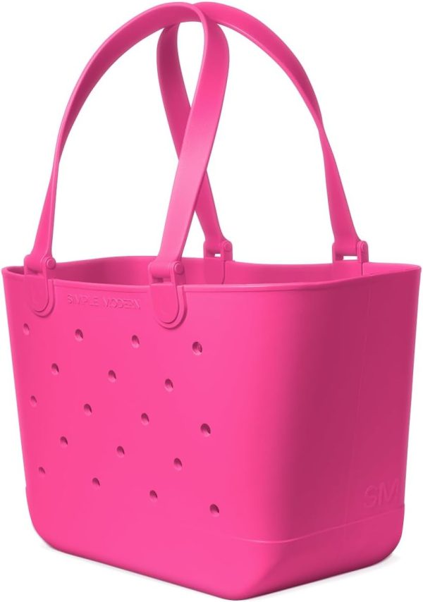 Simple Modern Extra-Large Beach Bag | Waterproof Getaway Rubber Tote with Zipper Pocket for Travel, Pool, Boat, Groceries, Sports | Sea Glass Sage - Image 26