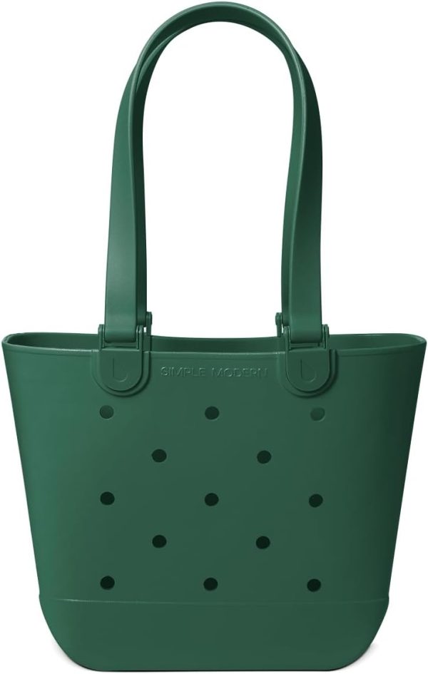 Simple Modern Extra-Large Beach Bag | Waterproof Getaway Rubber Tote with Zipper Pocket for Travel, Pool, Boat, Groceries, Sports | Sea Glass Sage - Image 39