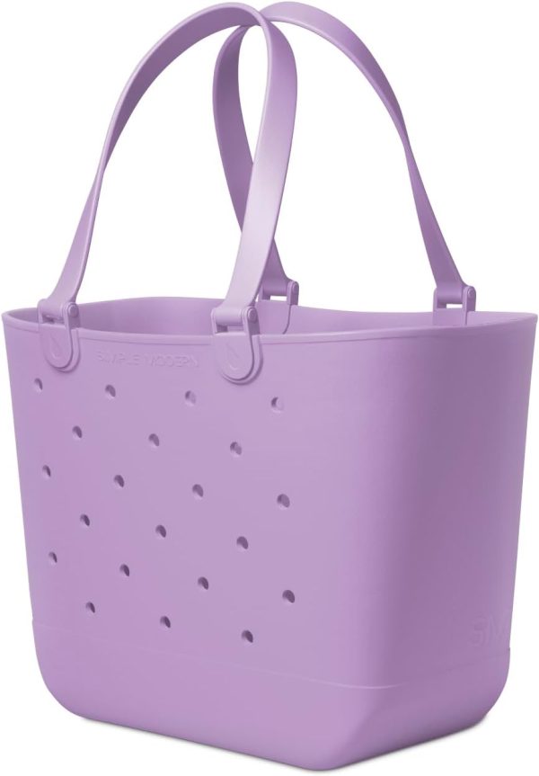 Simple Modern Extra-Large Beach Bag | Waterproof Getaway Rubber Tote with Zipper Pocket for Travel, Pool, Boat, Groceries, Sports | Sea Glass Sage - Image 59