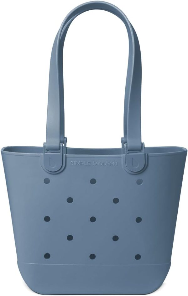 Simple Modern Extra-Large Beach Bag | Waterproof Getaway Rubber Tote with Zipper Pocket for Travel, Pool, Boat, Groceries, Sports | Sea Glass Sage - Image 94