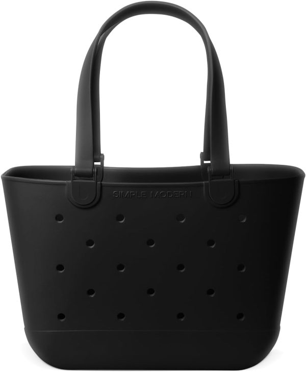 Simple Modern Extra-Large Beach Bag | Waterproof Getaway Rubber Tote with Zipper Pocket for Travel, Pool, Boat, Groceries, Sports | Sea Glass Sage - Image 103