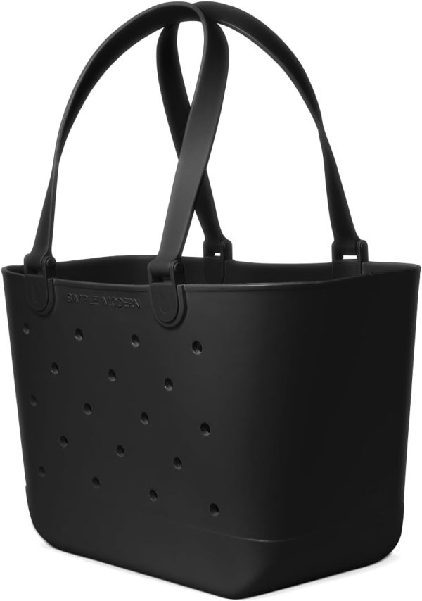 Simple Modern Extra-Large Beach Bag | Waterproof Getaway Rubber Tote with Zipper Pocket for Travel, Pool, Boat, Groceries, Sports | Sea Glass Sage - Image 104