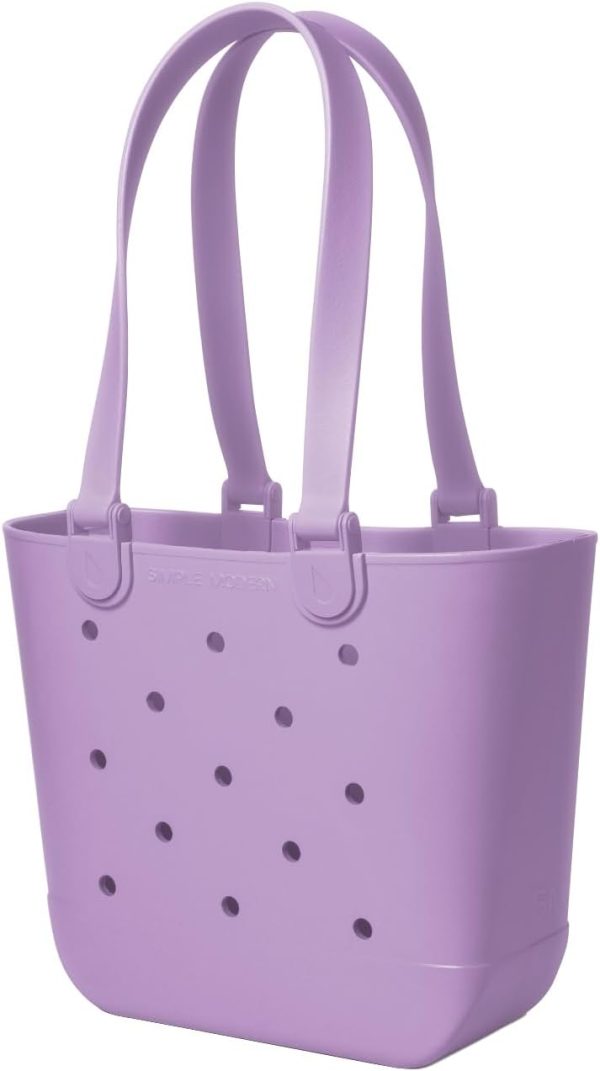 Simple Modern Extra-Large Beach Bag | Waterproof Getaway Rubber Tote with Zipper Pocket for Travel, Pool, Boat, Groceries, Sports | Sea Glass Sage - Image 113
