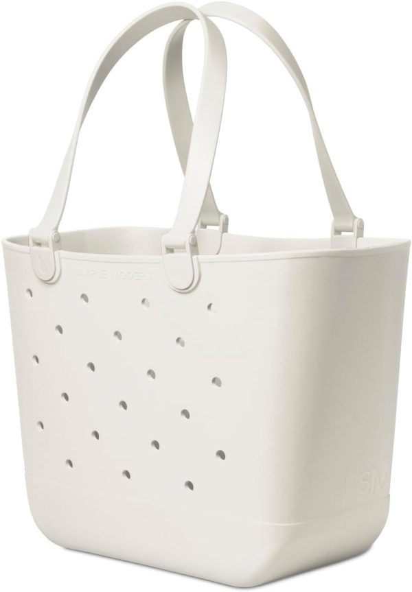 Simple Modern Extra-Large Beach Bag | Waterproof Getaway Rubber Tote with Zipper Pocket for Travel, Pool, Boat, Groceries, Sports | Sea Glass Sage - Image 115
