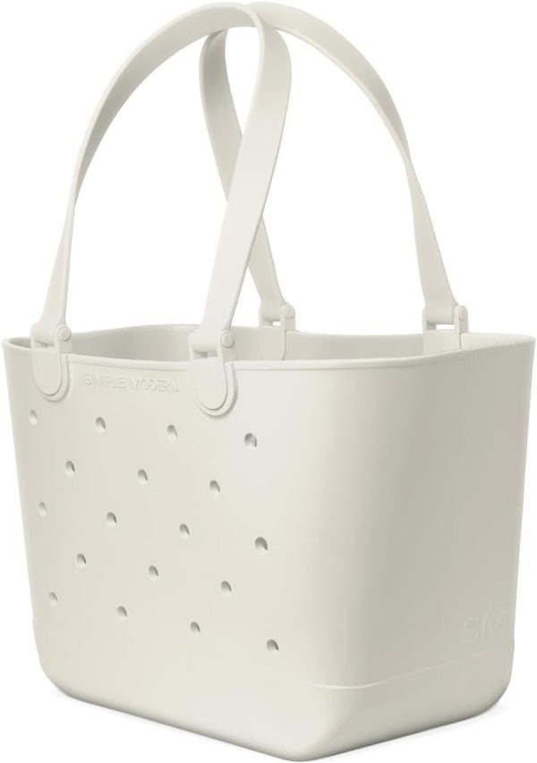 Simple Modern Extra-Large Beach Bag | Waterproof Getaway Rubber Tote with Zipper Pocket for Travel, Pool, Boat, Groceries, Sports | Sea Glass Sage - Image 119