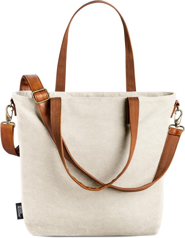 Simple Modern Canvas Tote Bag for Women