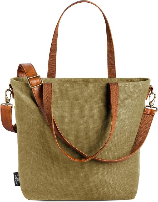 Simple Modern Canvas Tote Bag for Women - Image 17