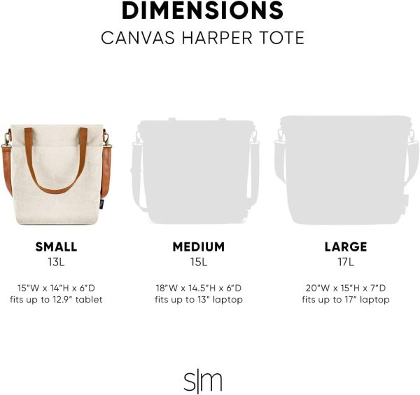 Simple Modern Canvas Tote Bag for Women - Image 26