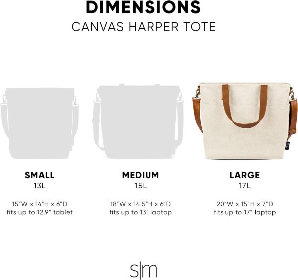Simple Modern Canvas Tote Bag for Women - Image 38