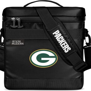 Simple Modern Officially Licensed NFL Green Bay Packers Day Cooler for 12 Cans | Soft Insulated Ice Chest with Carrying Strap & Handle | Lunch Box Travel, Work, Game Day | 11 Liter | Green Bay Packers