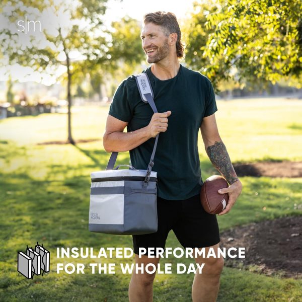 Simple Modern Officially Licensed NFL Green Bay Packers Day Cooler for 12 Cans | Soft Insulated Ice Chest with Carrying Strap & Handle | Lunch Box Travel, Work, Game Day | 11 Liter | Green Bay Packers - Image 4