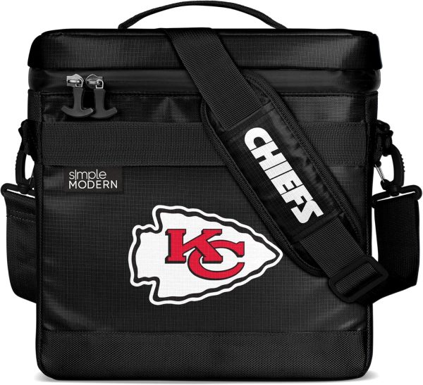 Simple Modern Officially Licensed NFL Green Bay Packers Day Cooler for 12 Cans | Soft Insulated Ice Chest with Carrying Strap & Handle | Lunch Box Travel, Work, Game Day | 11 Liter | Green Bay Packers - Image 6