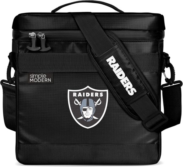 Simple Modern Officially Licensed NFL Green Bay Packers Day Cooler for 12 Cans | Soft Insulated Ice Chest with Carrying Strap & Handle | Lunch Box Travel, Work, Game Day | 11 Liter | Green Bay Packers - Image 8