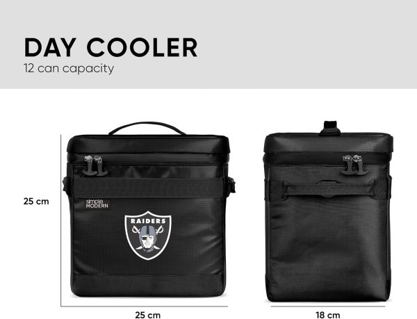 Simple Modern Officially Licensed NFL Green Bay Packers Day Cooler for 12 Cans | Soft Insulated Ice Chest with Carrying Strap & Handle | Lunch Box Travel, Work, Game Day | 11 Liter | Green Bay Packers - Image 9