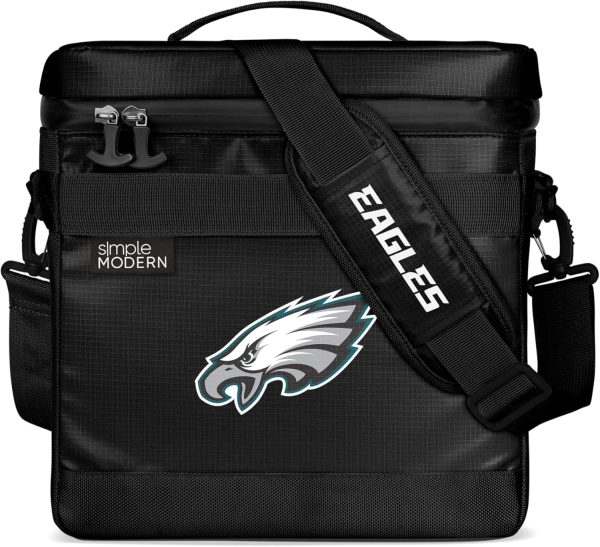 Simple Modern Officially Licensed NFL Green Bay Packers Day Cooler for 12 Cans | Soft Insulated Ice Chest with Carrying Strap & Handle | Lunch Box Travel, Work, Game Day | 11 Liter | Green Bay Packers - Image 10
