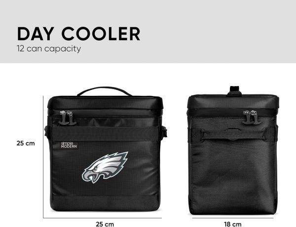 Simple Modern Officially Licensed NFL Green Bay Packers Day Cooler for 12 Cans | Soft Insulated Ice Chest with Carrying Strap & Handle | Lunch Box Travel, Work, Game Day | 11 Liter | Green Bay Packers - Image 11