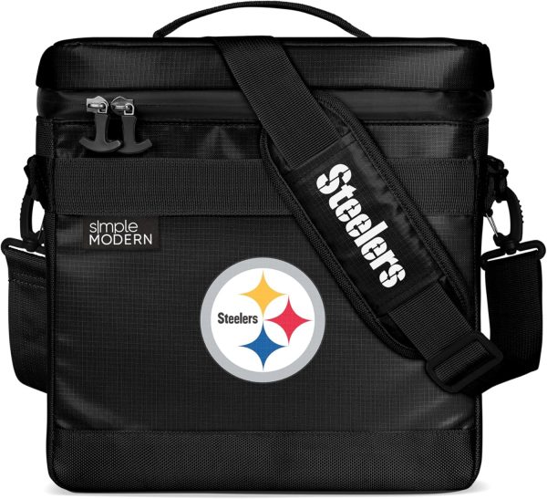 Simple Modern Officially Licensed NFL Green Bay Packers Day Cooler for 12 Cans | Soft Insulated Ice Chest with Carrying Strap & Handle | Lunch Box Travel, Work, Game Day | 11 Liter | Green Bay Packers - Image 12