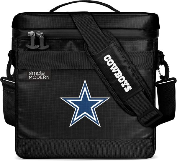 Simple Modern Officially Licensed NFL Green Bay Packers Day Cooler for 12 Cans | Soft Insulated Ice Chest with Carrying Strap & Handle | Lunch Box Travel, Work, Game Day | 11 Liter | Green Bay Packers - Image 14