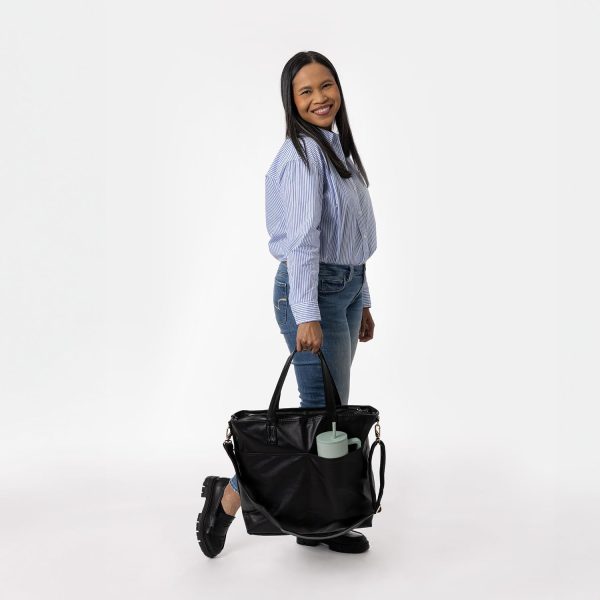 Simple Modern Vegan Leather Tote Bag for Women - Image 28