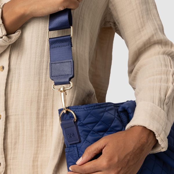 Simple Modern Quilted Tote Bag for Women | Medium Size w/Compartments & Laptop Sleeve | Adjustable Strap | Zipper Top - Image 35
